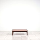 Hans Olsen rosewood leather coffee table