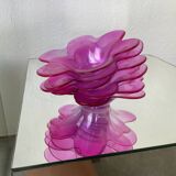 6 pop pink glass cups