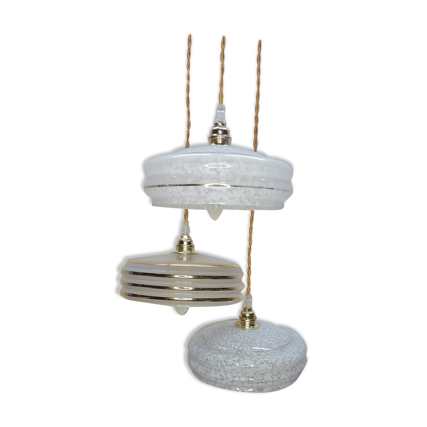 Vintage art deco pendant lamp