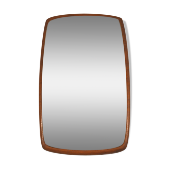 Scandinavian teak mirror