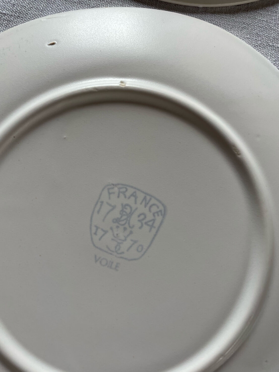 Dessert plates Voile Niderviller