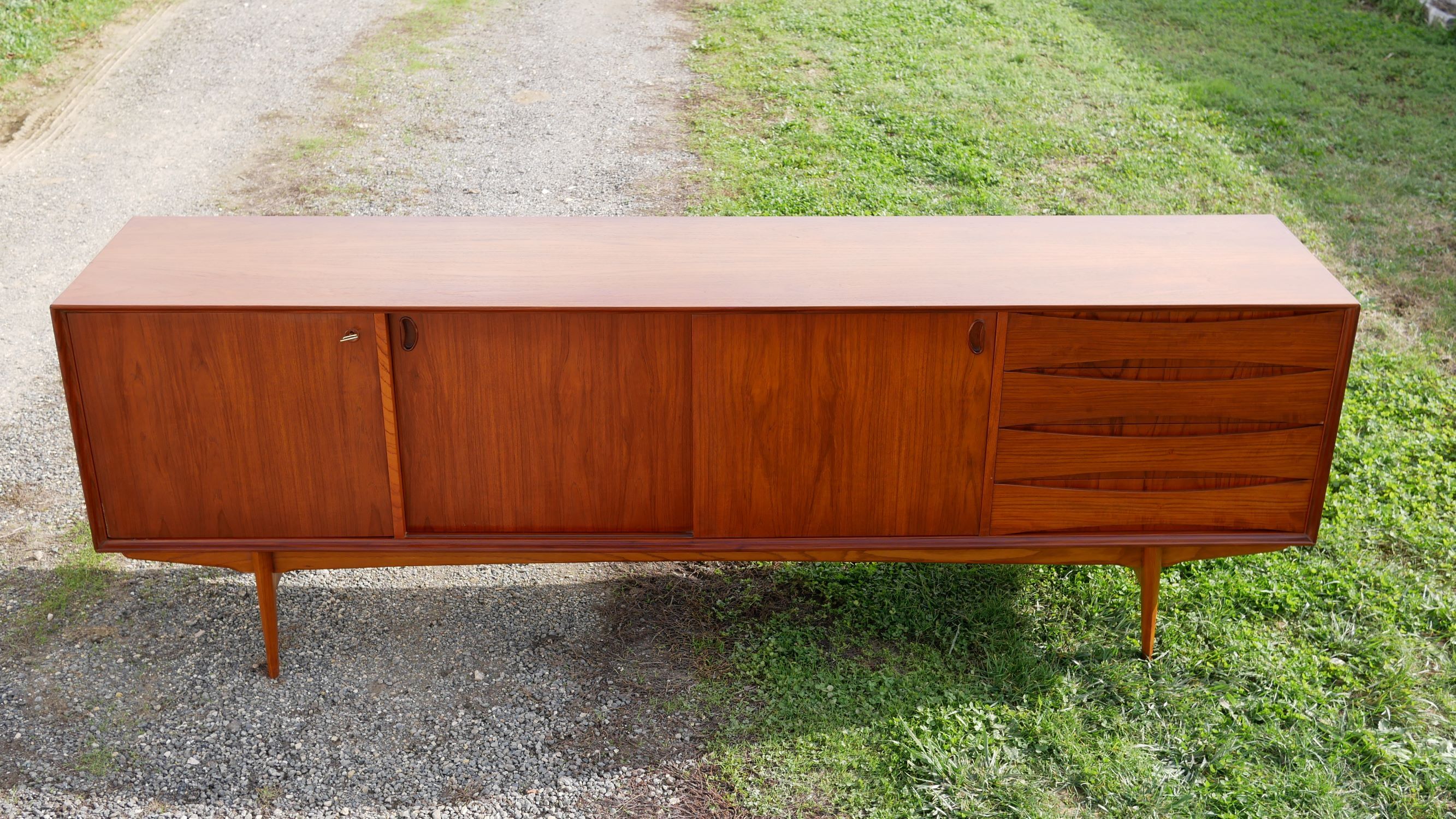 Sideboard teak by Oswald Vermaercke for V-type, 60 years