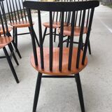 Lot of 6 fanett model chairs