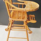 Vintage transformable baby high chair