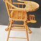 Chaise haute bébé transformable vintage