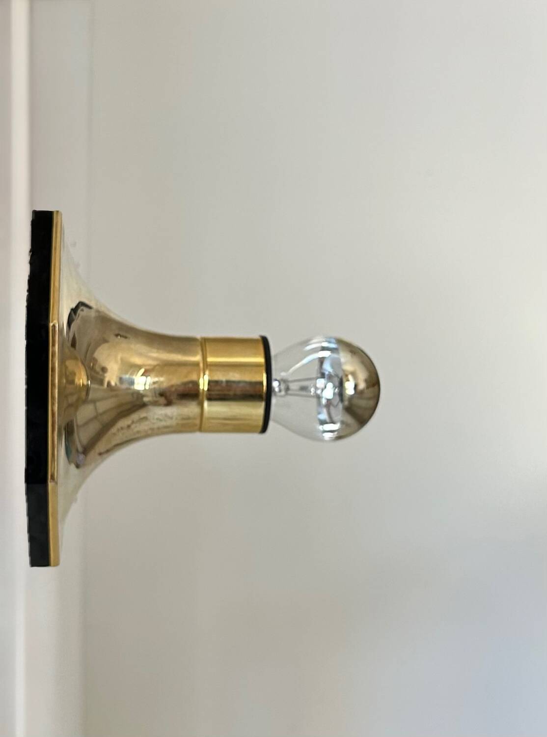 Pair of vintage brass sconces by Motoko Ishii for Staff Leucthen, 1970s