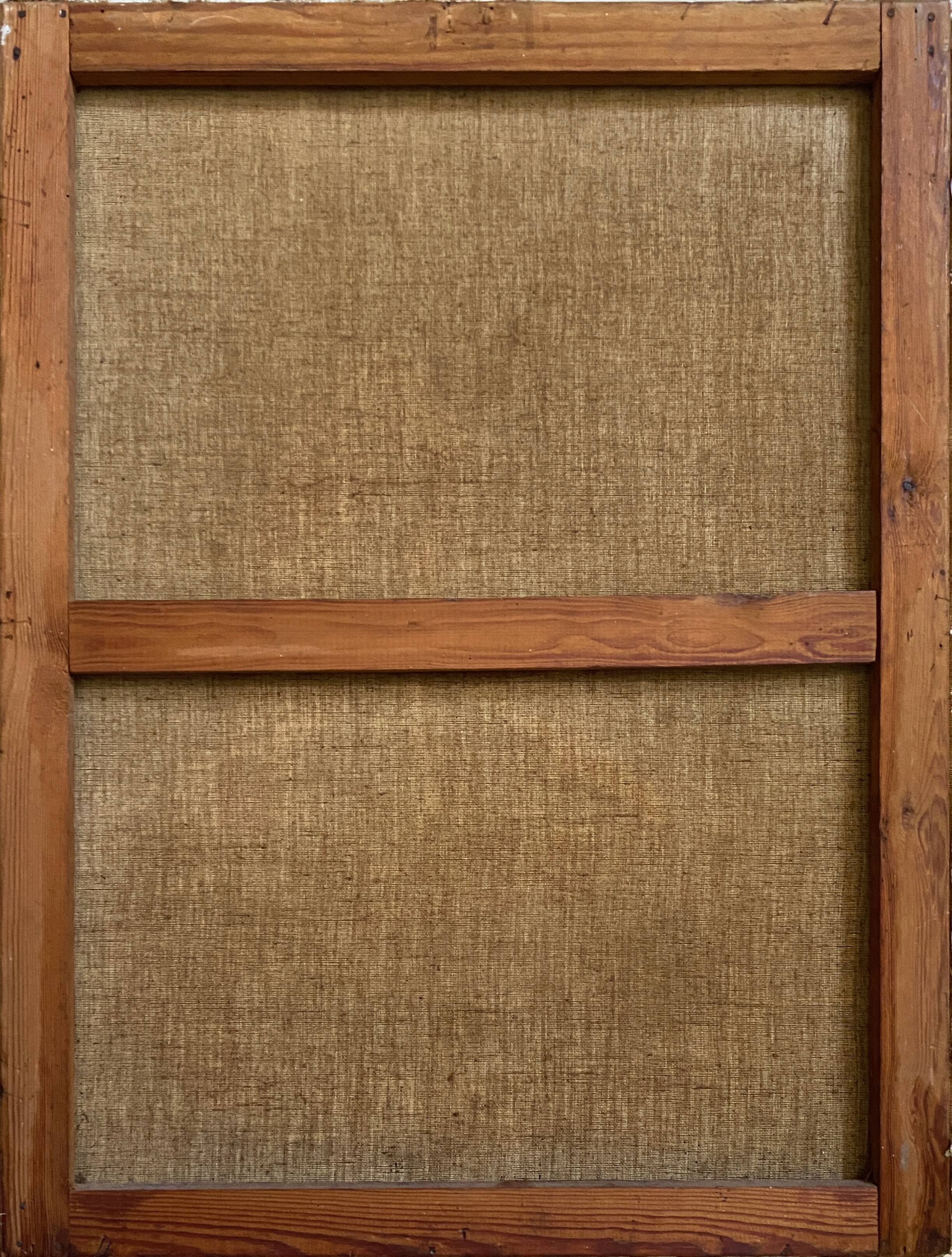 HST painting "Diana at the bath" Nude back signed early twentieth century