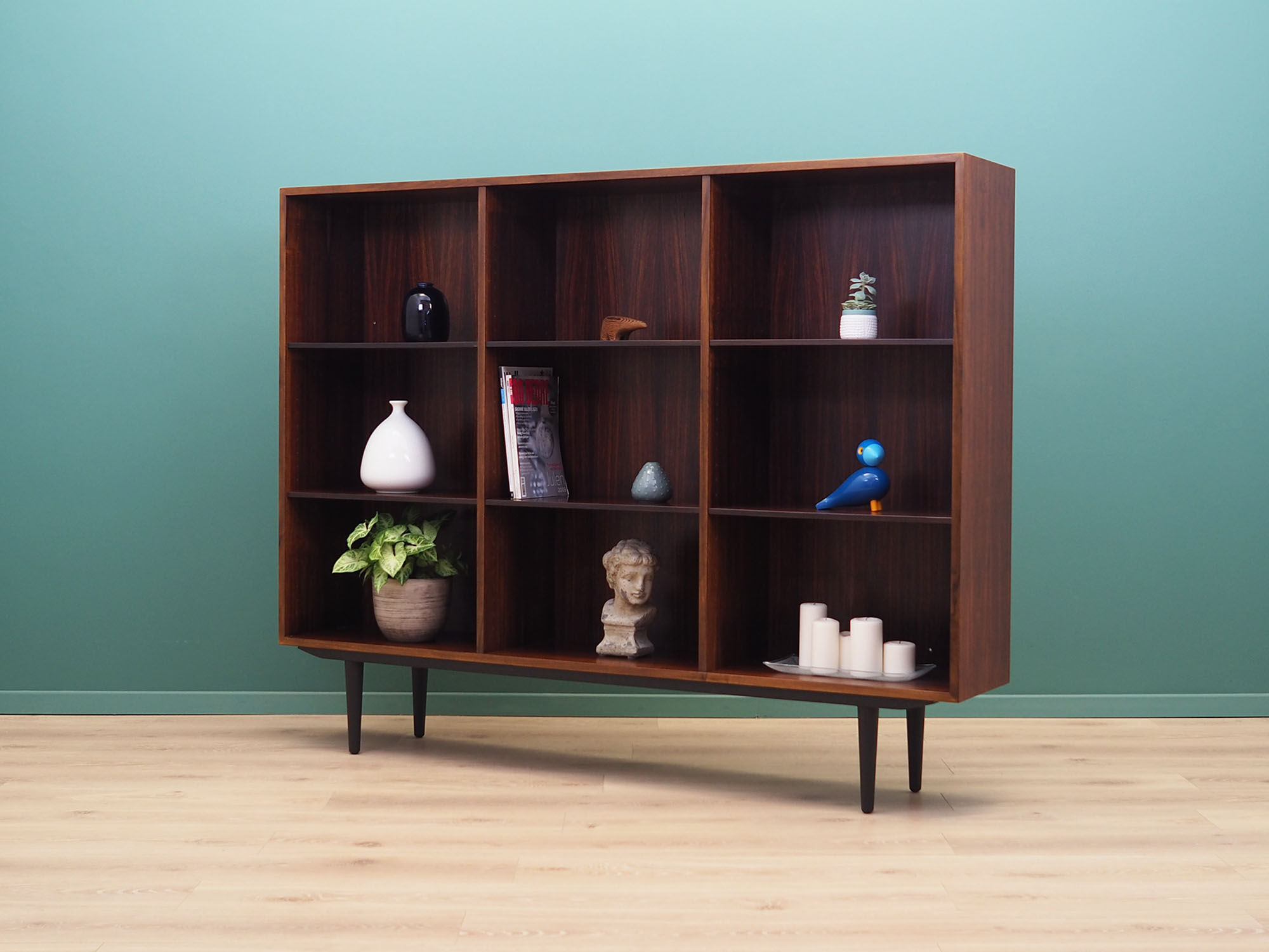 Rosewood bookcase, Danish design, 1960s, manufactured by Duba Møbelindustri