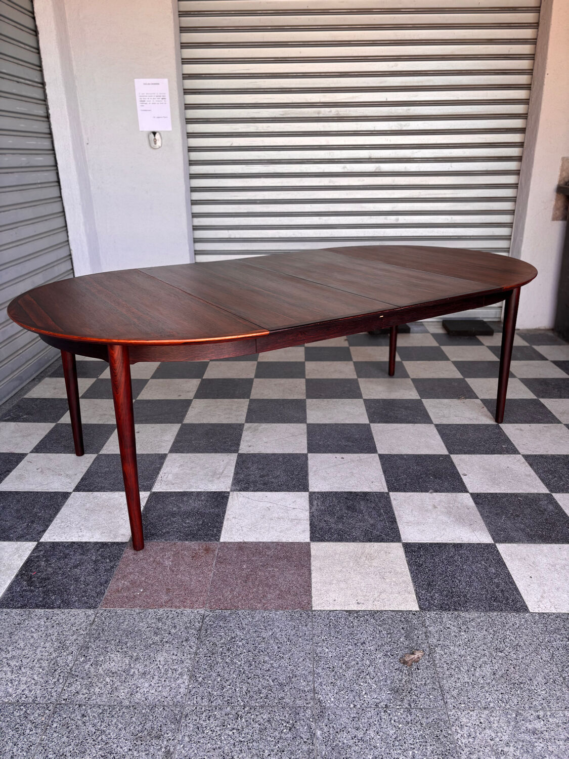 Table Arne Vodder en palissandre