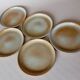 5 Montgolfier stoneware dessert plates