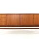 Mid  Century Modern sideboard in teak by Bartels  | 205.5 cm restored