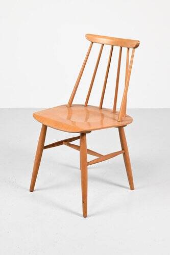 Chaises de salle à manger Mid-Century Modern par Ilmari Tapiovaara, ensemble de 6