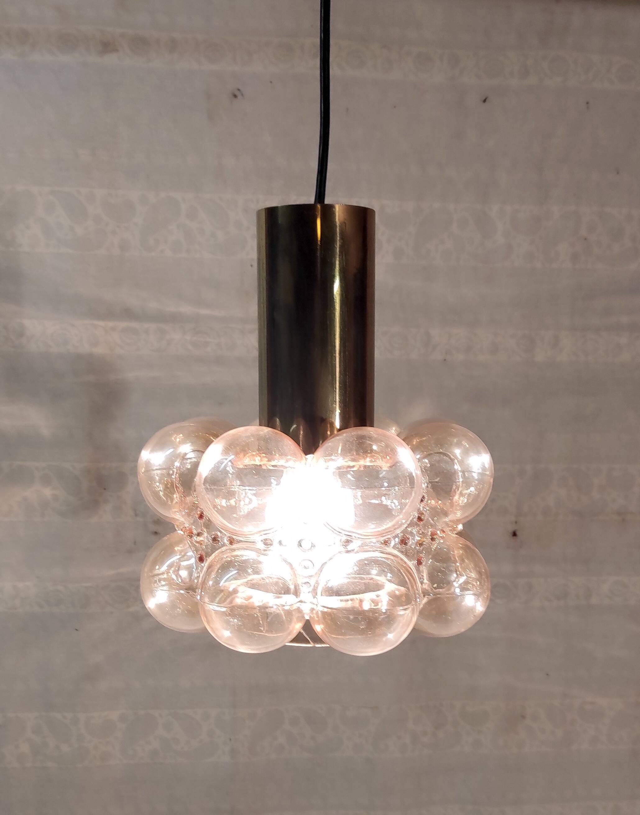 Suspension design bubble par Helena Tynell pour Limburg - années 60/70