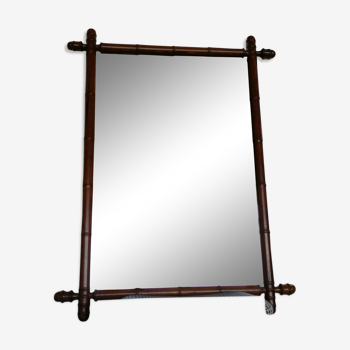 Large Bamboo Mirror 75x100cm