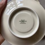 4 porcelain cups and saucers