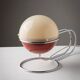 Formland red Space Age table lamp by Sidse Werner & Leif Alring for Fog & Mørup, Denmark, 1970s