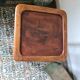 Vintage solid wood high stool