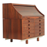 Rosewood secretary by Gianfranco Frattini for Bernini, Italy.