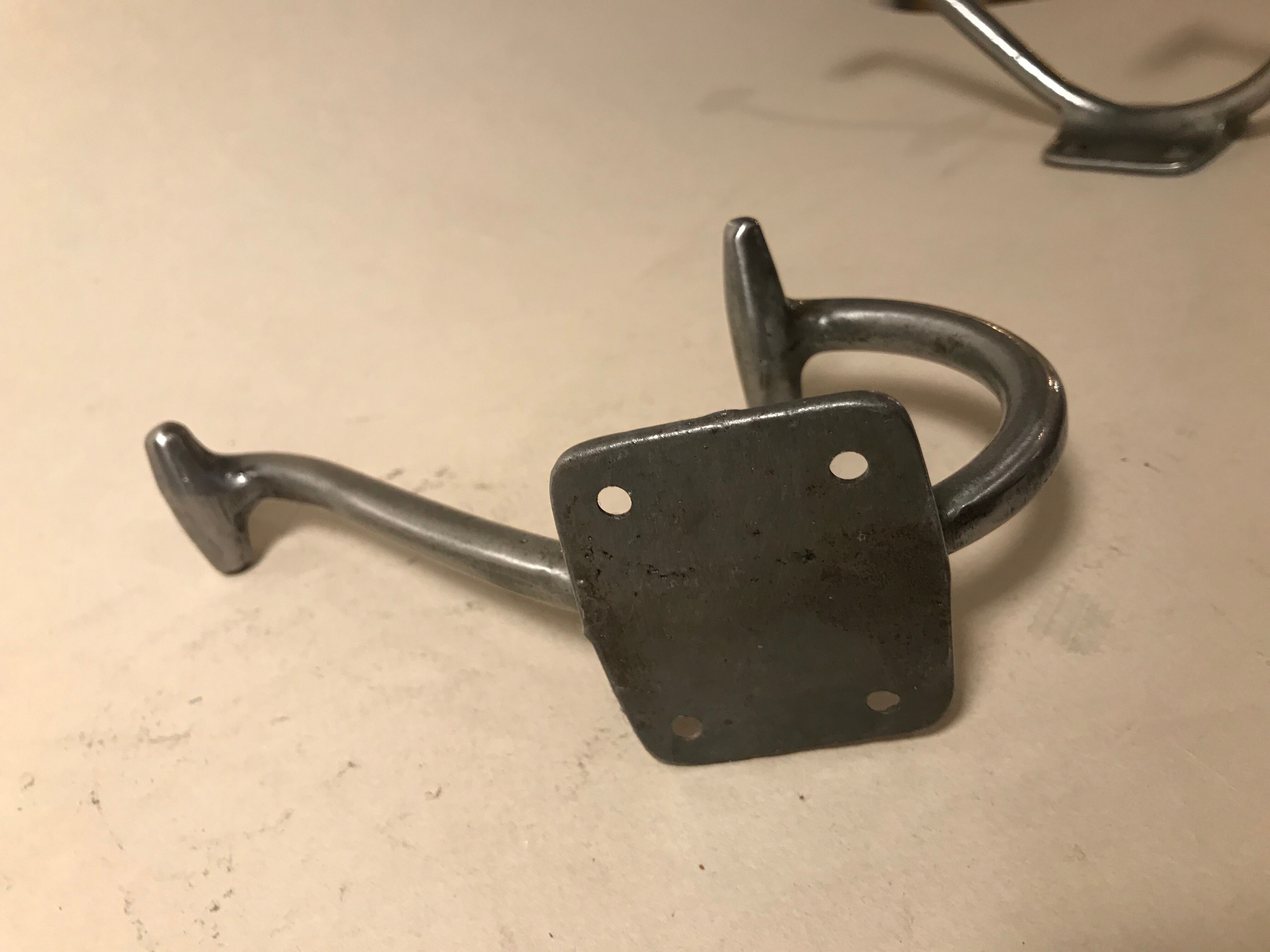 Former industrial coat rack 1950