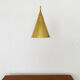 Swedish Mid-Century Modern brass pendant lamp