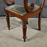 Armchair with Mahogany Crosses, Victorian period, England – 2nd part 19th century