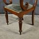 Armchair with Mahogany Crosses, Victorian period, England – 2nd part 19th century