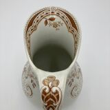 Faience pitcher Creil and Montereau Rinceaux