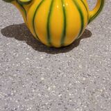Melon jug in Longchamp barbotine