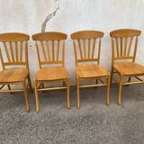 Set of 4 contemporary bistro style chairs