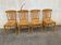 Set of 4 contemporary bistro style chairs
