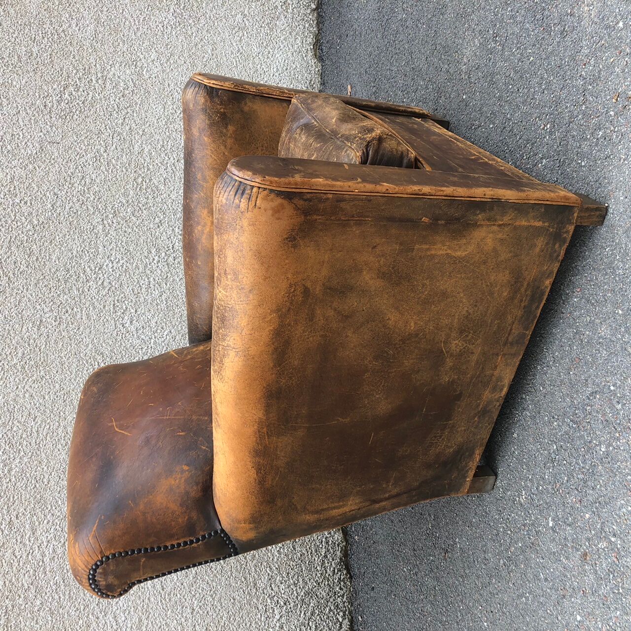 Pair of club armchairs 1920