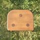Antique tabouret de ferme tripode - tabouret de traite en bois