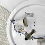 Large ice glass ceiling lamp, Massive, Germany, 1970s