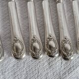 12 antique knives - Silversmith A Frenais Paris - 6 large & 6 small