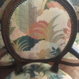 Set of 5 medallion armchairs