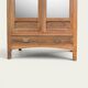 Armoire parisienne d’hôtel miroirs biseauté chêne brut 1920