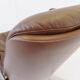 Martin Stoll brown leather office chair by Karl Dittert
