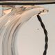Bubbled glass lamp