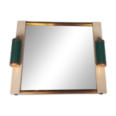 Plateau miroir de service art déco années 30