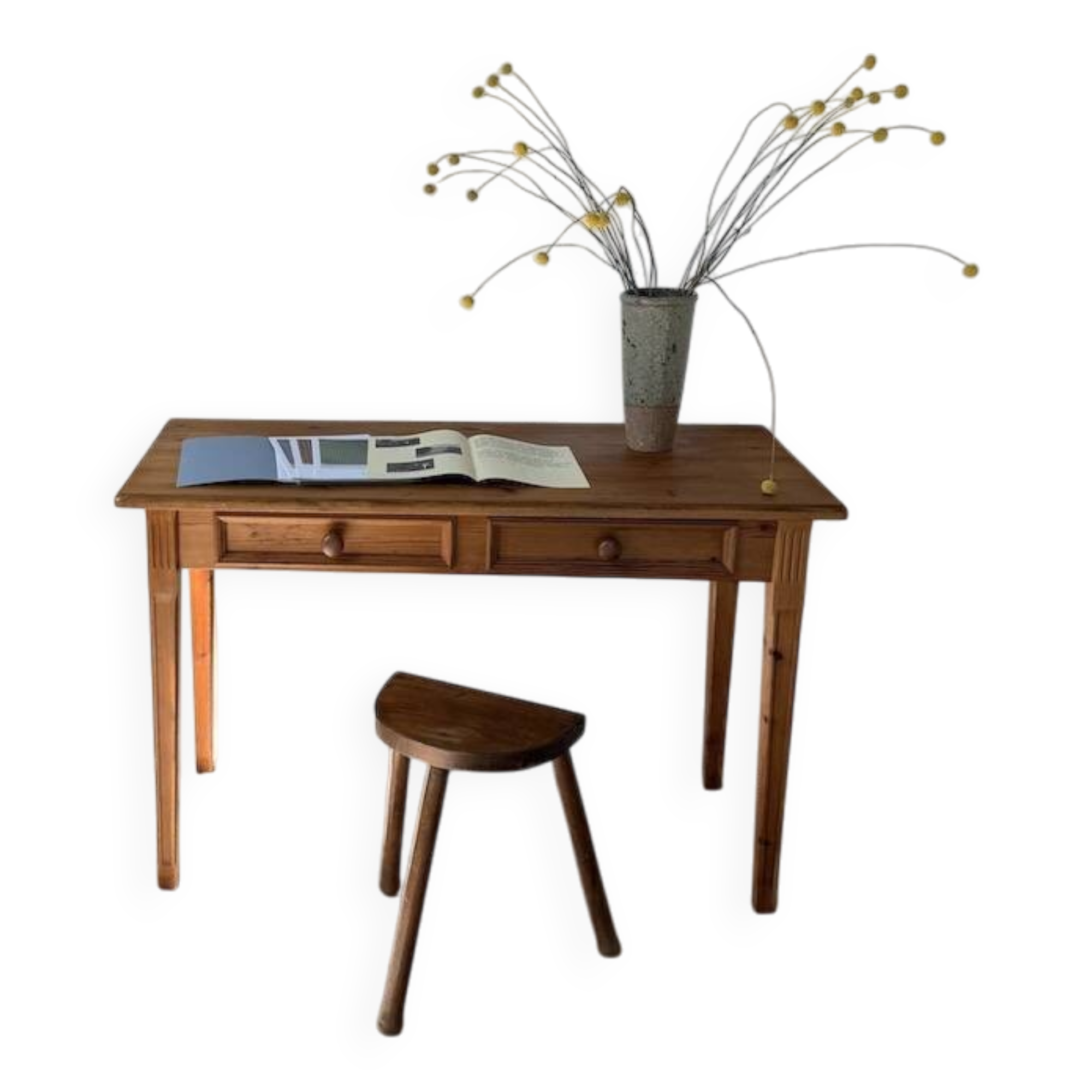 Oak tripod stool 1950