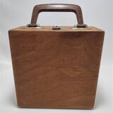 Wooden suitcase