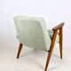 Fauteuil vintage Chierowski 366, années 1970, vert clair