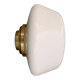 Vintage Mazda XXL globe wall or ceiling light in white opaline