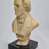 Wax bust of composer Frédéric Chopin, 16 cm