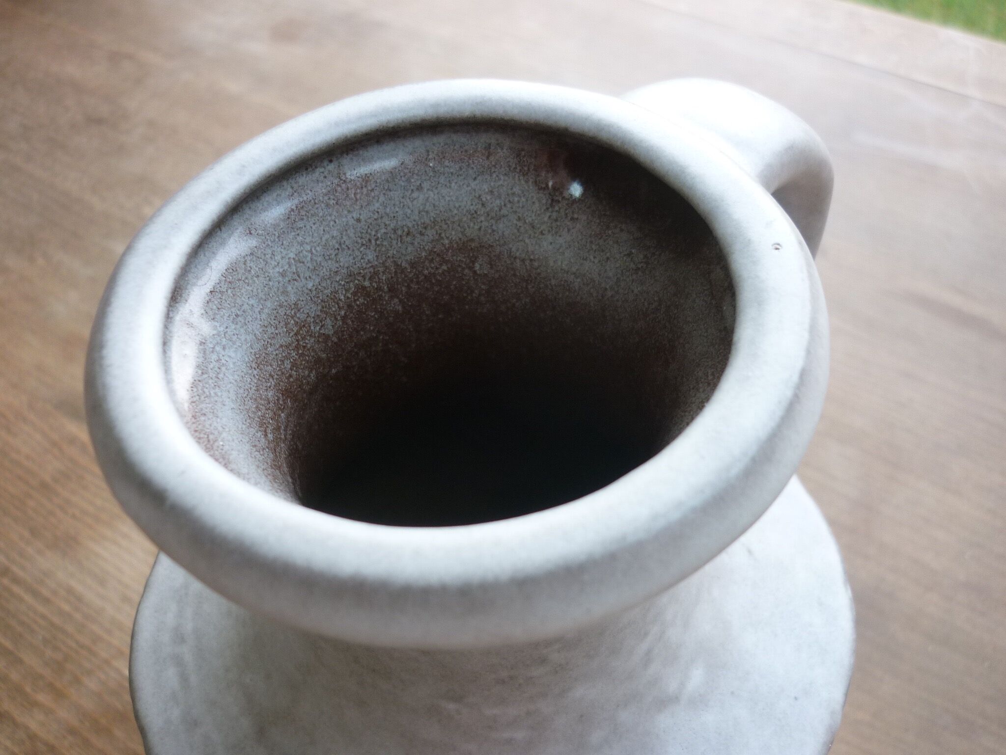 Pitcher in white ceramic WG vintage