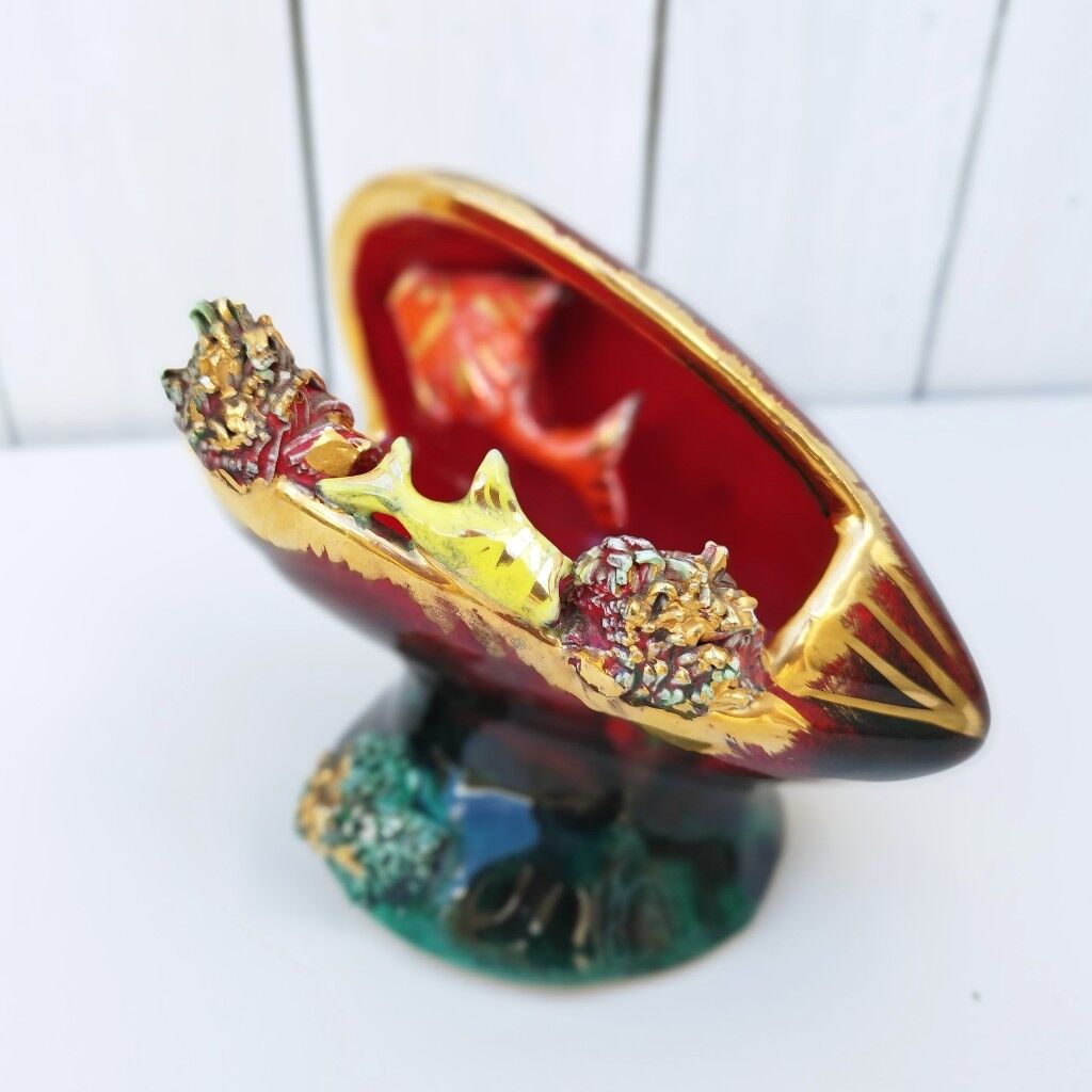 Ceramic night light mold of vallauris vintage