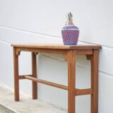 Vintage wooden console, wooden furniture, console table, interior decoration