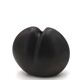 Black porcelain vase by Jacqueline and Tim Orr, 1970s
