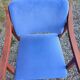 Scandinavian style armchair + velvet footrest