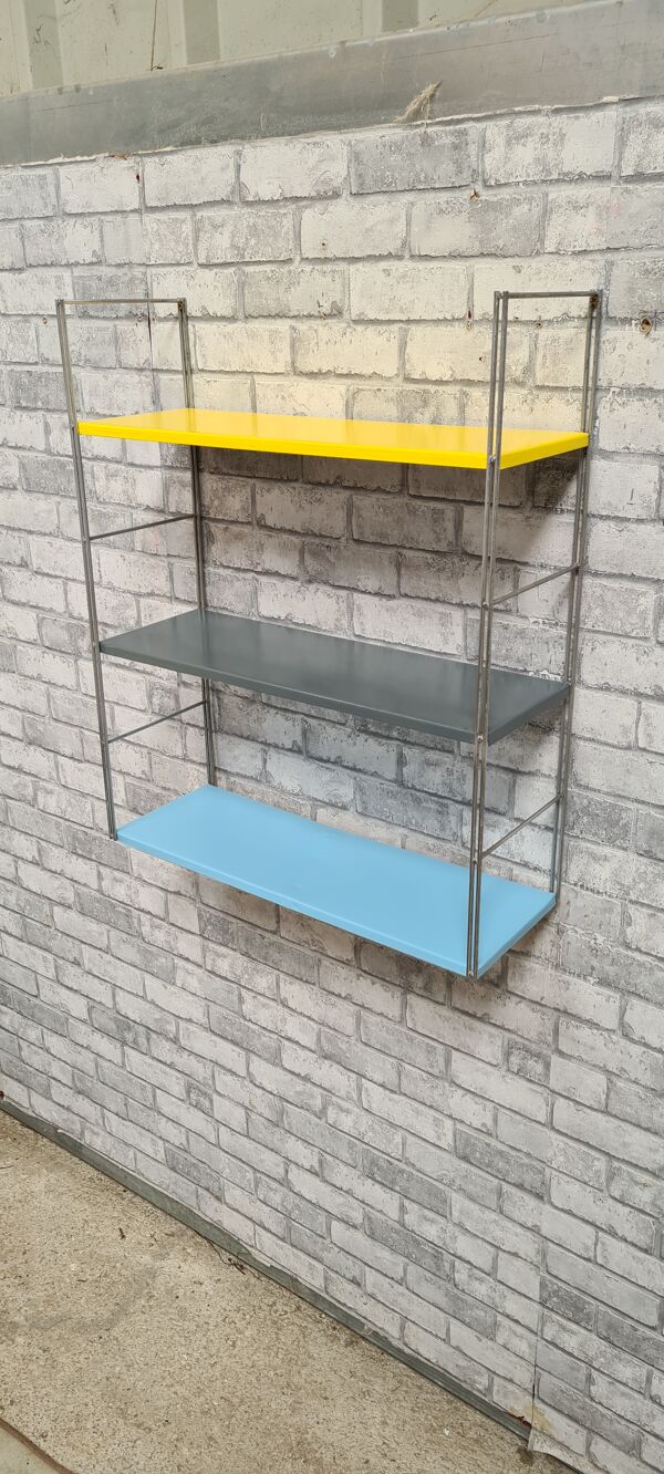 Etagere string acier 1960-1970